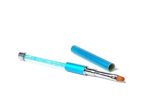 Gel Blue brushes