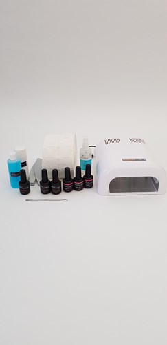 Kit Vernis Semi-Permanent Avec Lampe UV 36W